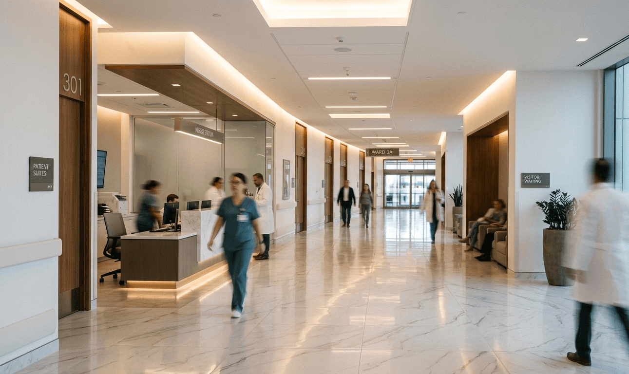 Hospital corridor